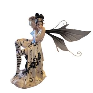 Rare MoonLight Fairy Owl Figurine Statue Zemeno